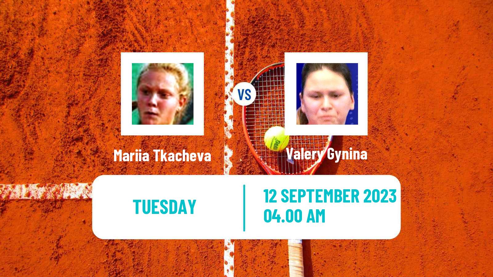 Tennis ITF W15 Kursumlijska Banja 10 Women Mariia Tkacheva - Valery Gynina