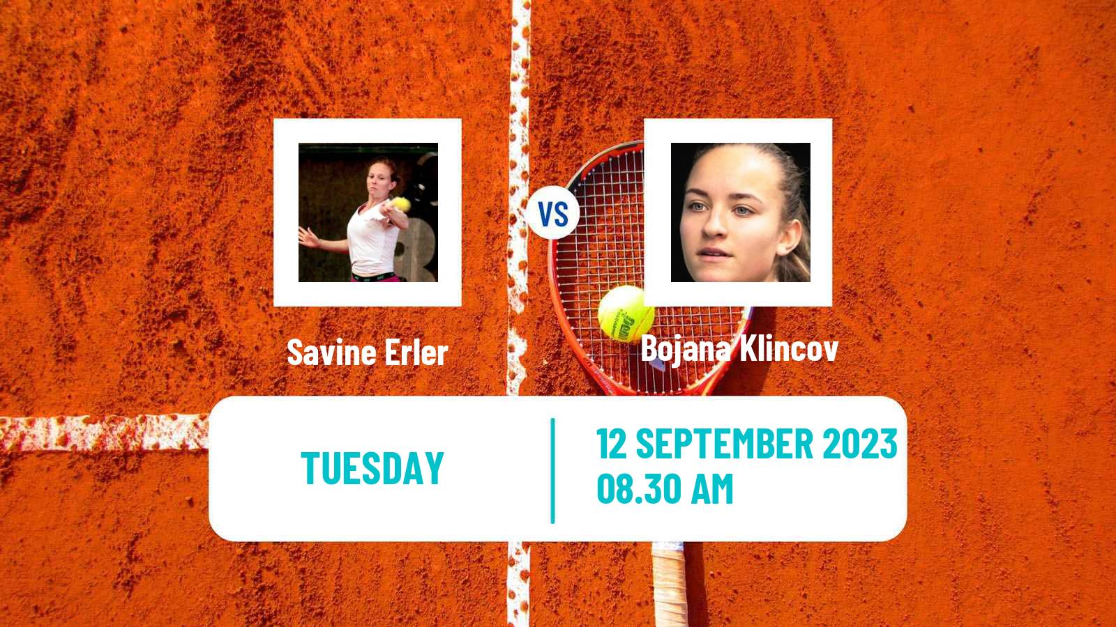 Tennis ITF W15 Dijon Women Savine Erler - Bojana Klincov
