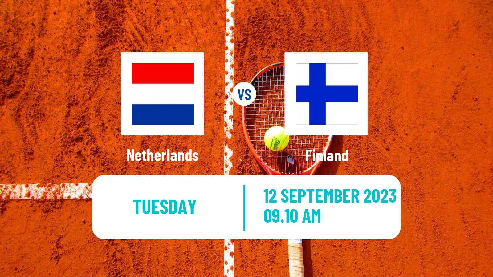 Tennis Davis Cup - World Group Teams Netherlands - Finland