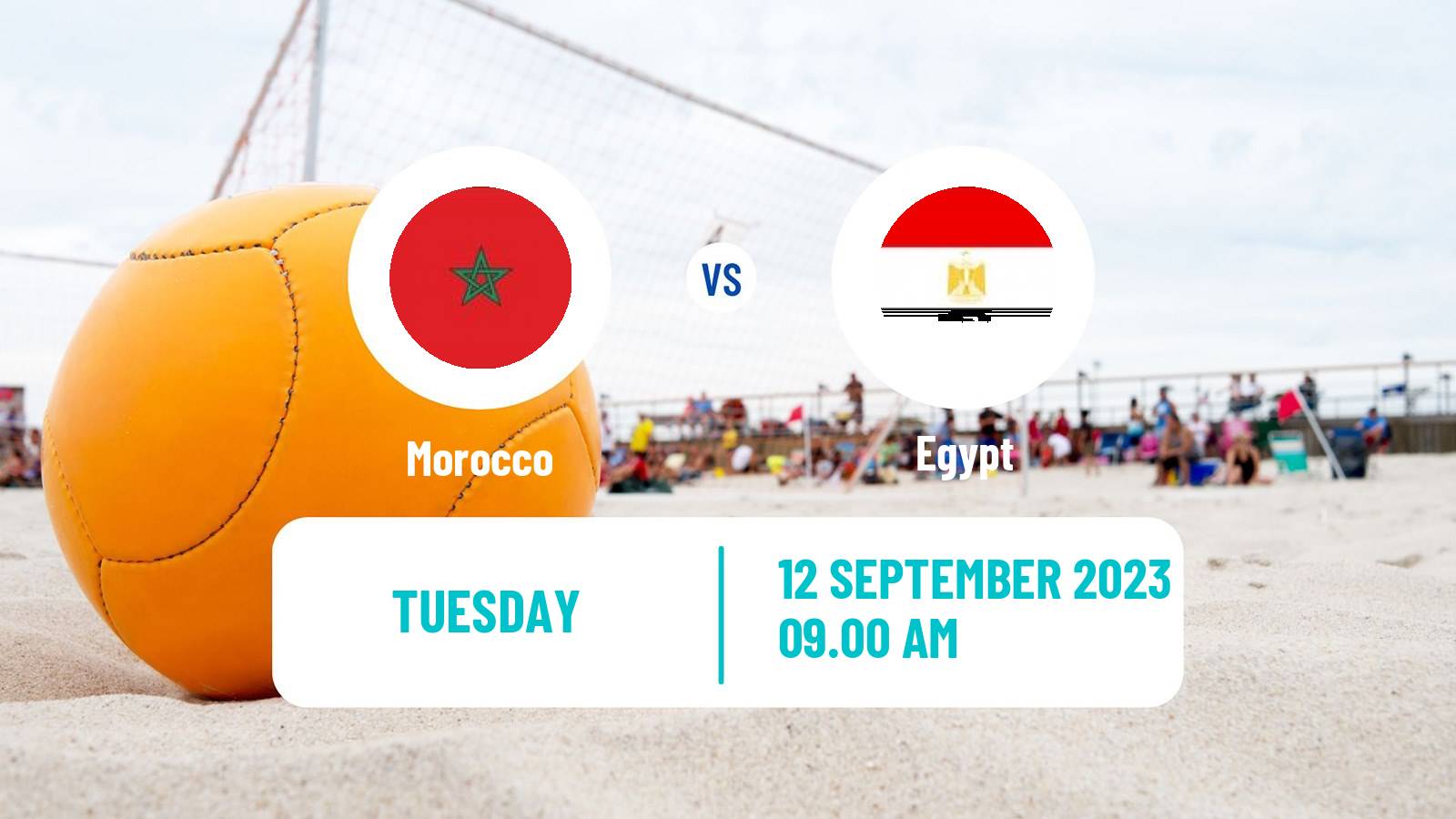 Beach soccer Mediterranean Beach Games Morocco - Egypt