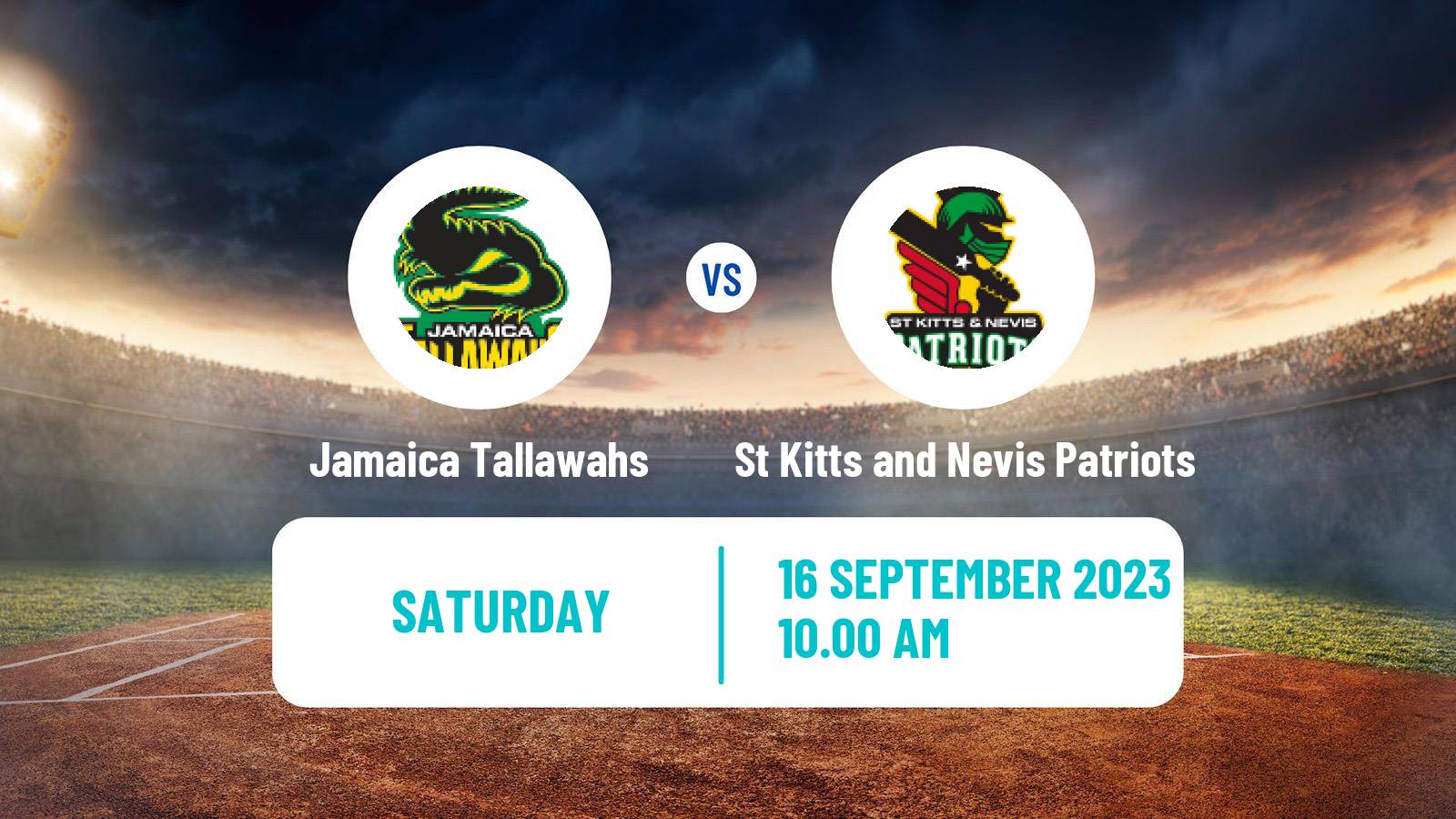Cricket Caribbean Premier League Cricket Jamaica Tallawahs - St Kitts and Nevis Patriots