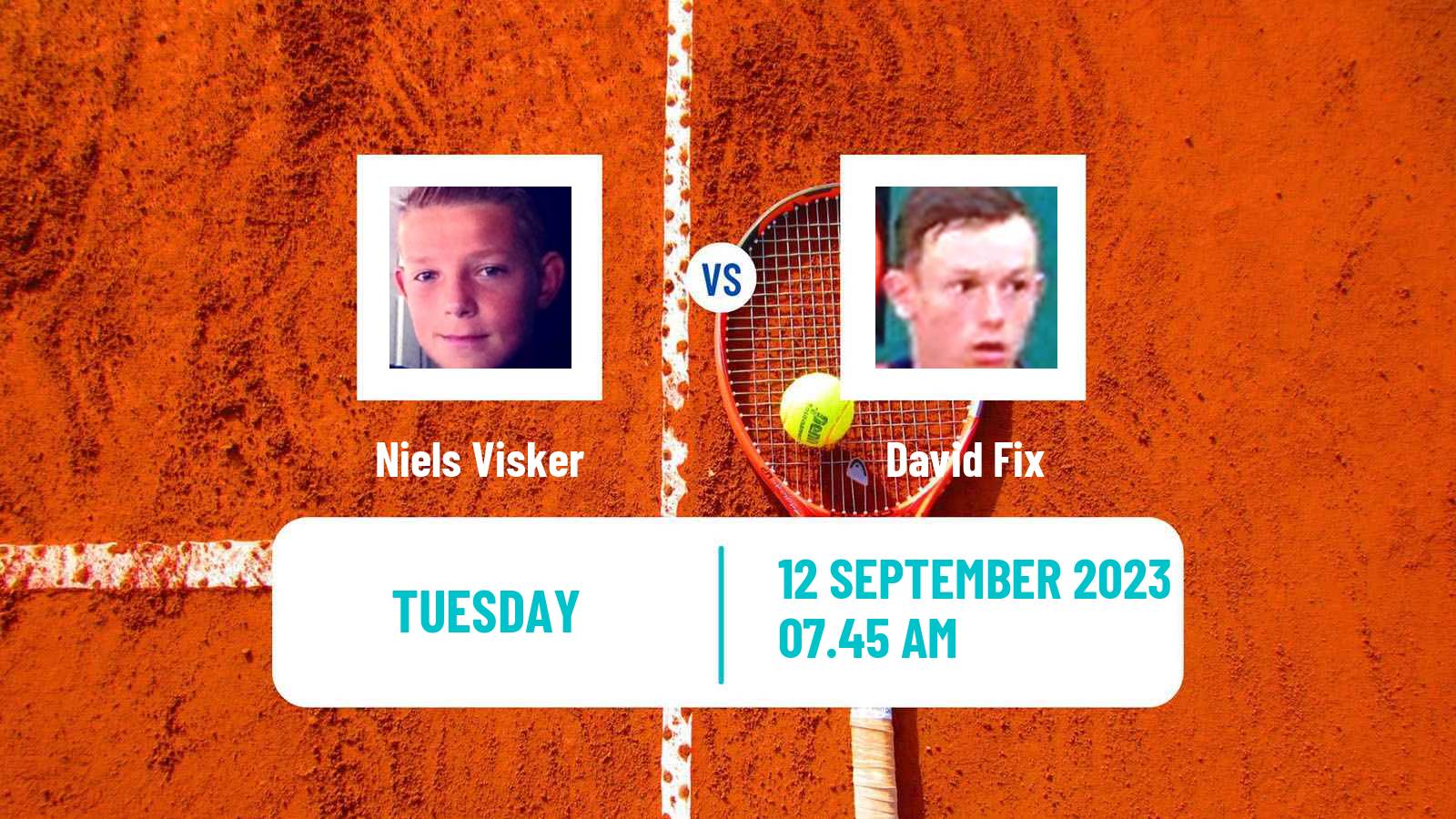 Tennis ITF M15 Buschhausen Men Niels Visker - David Fix