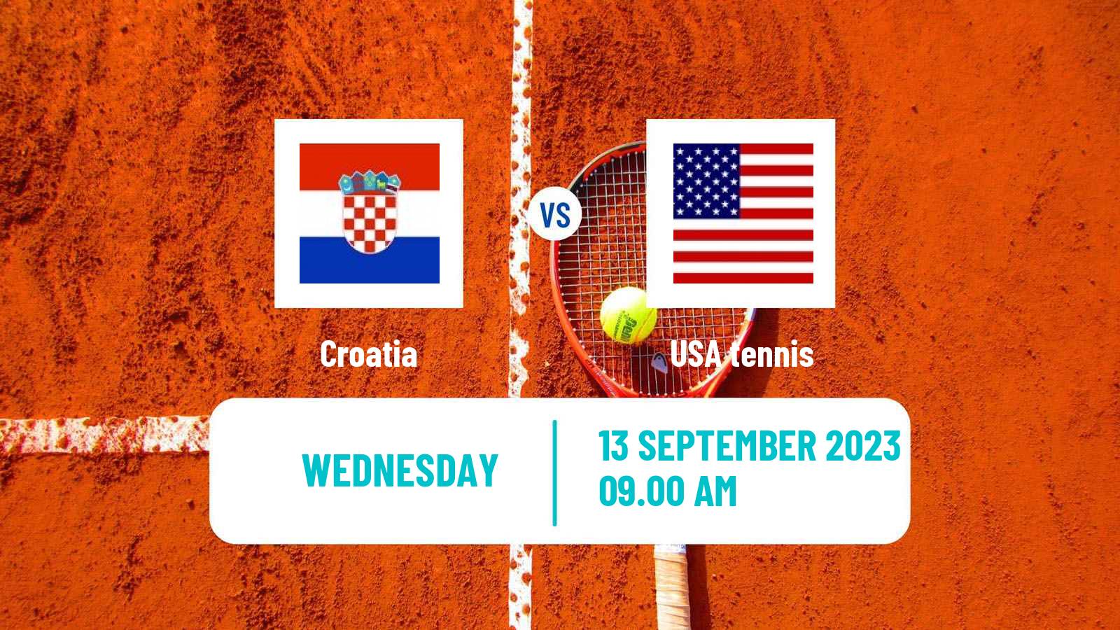 Tennis Davis Cup - World Group Teams Croatia - USA
