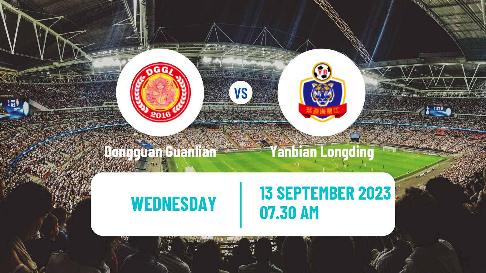 Soccer Chinese Jia League Dongguan Guanlian - Yanbian Longding
