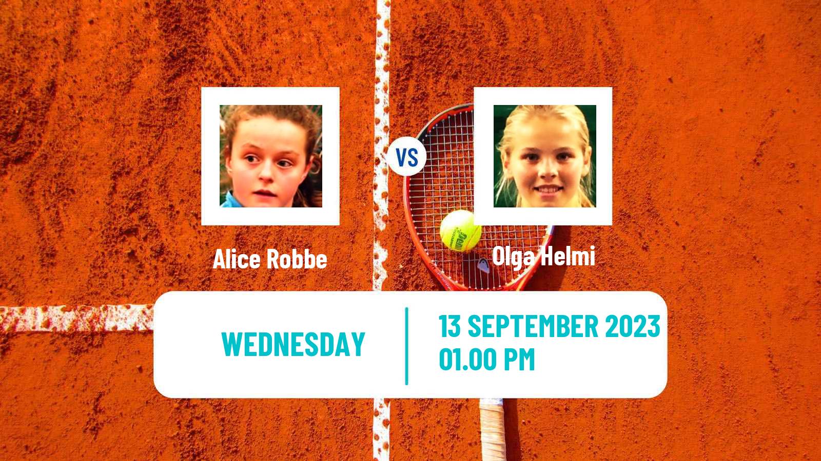 Tennis ITF W80 Le Neubourg Women Alice Robbe - Olga Helmi