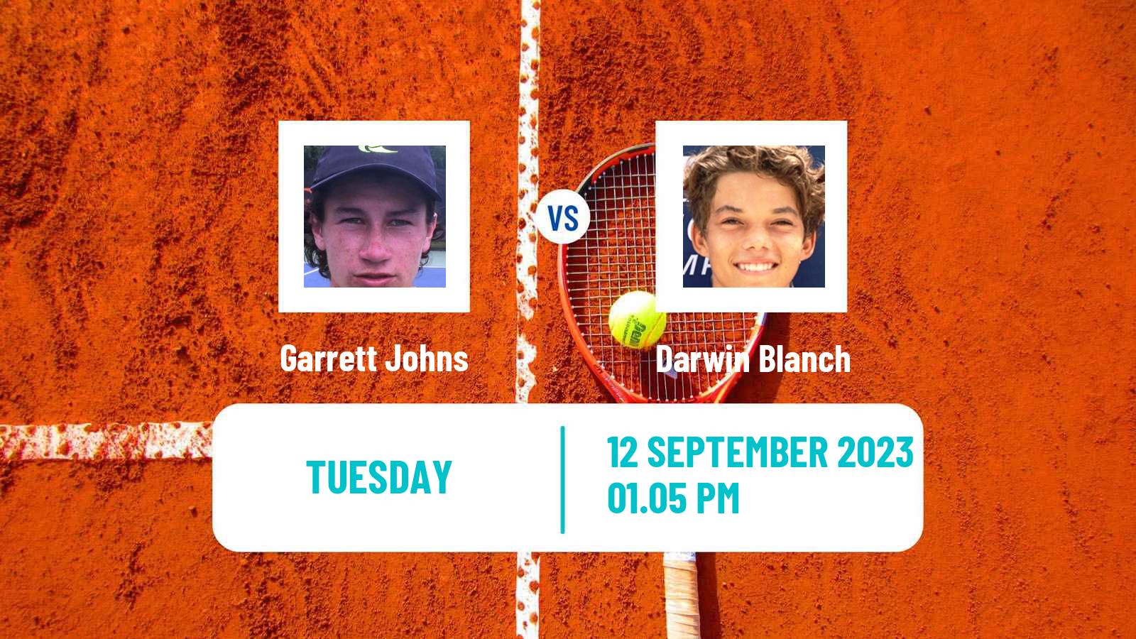 Tennis Cary 2 Challenger Men Garrett Johns - Darwin Blanch