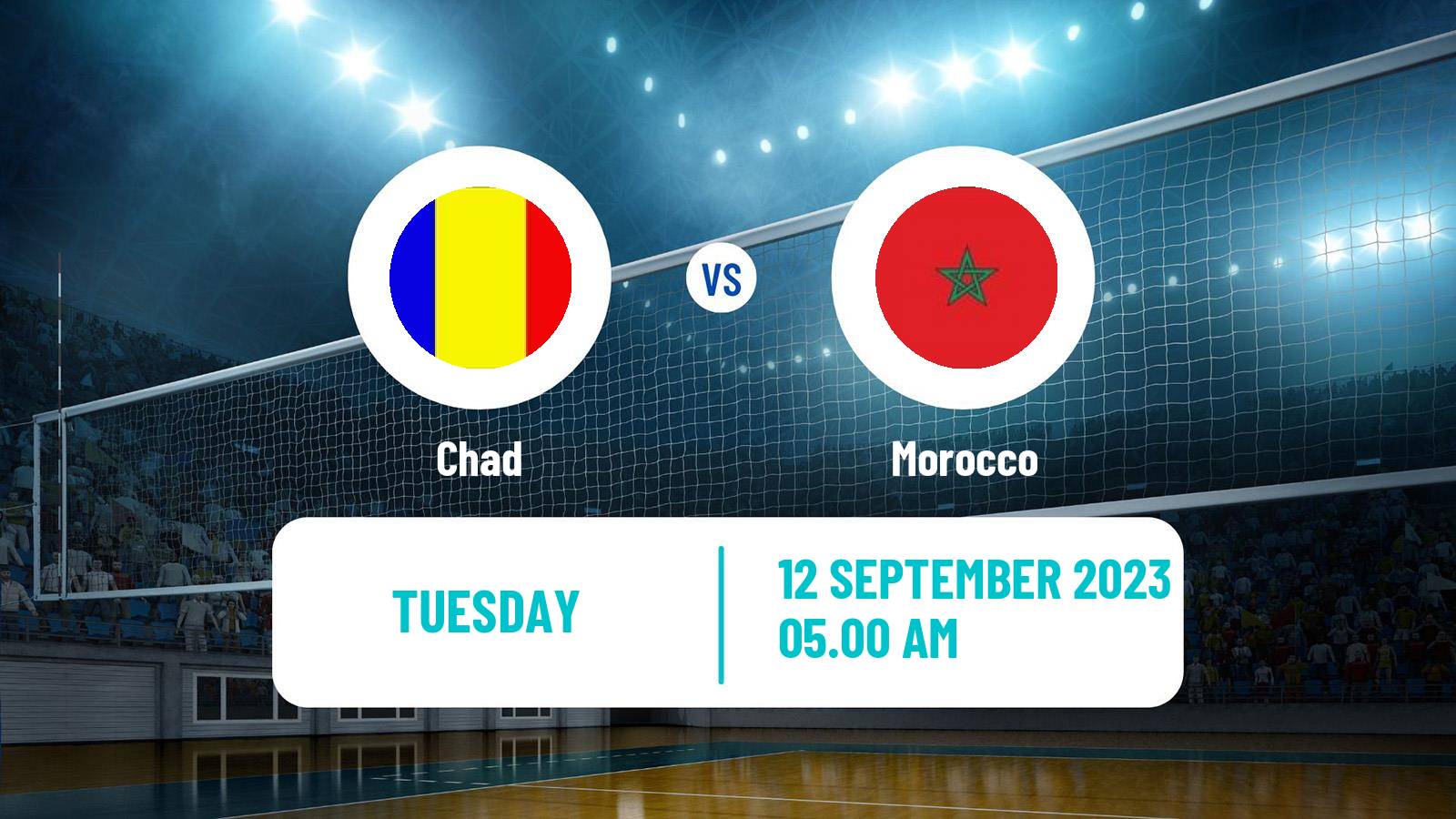 Volleyball African Championship Volleyball Chad - Morocco