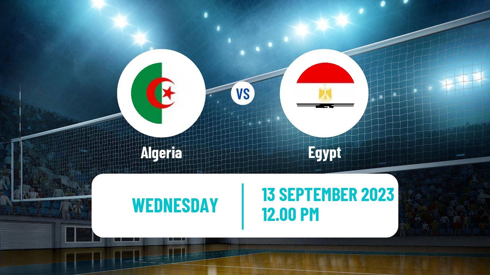 Volleyball African Championship Volleyball Algeria - Egypt
