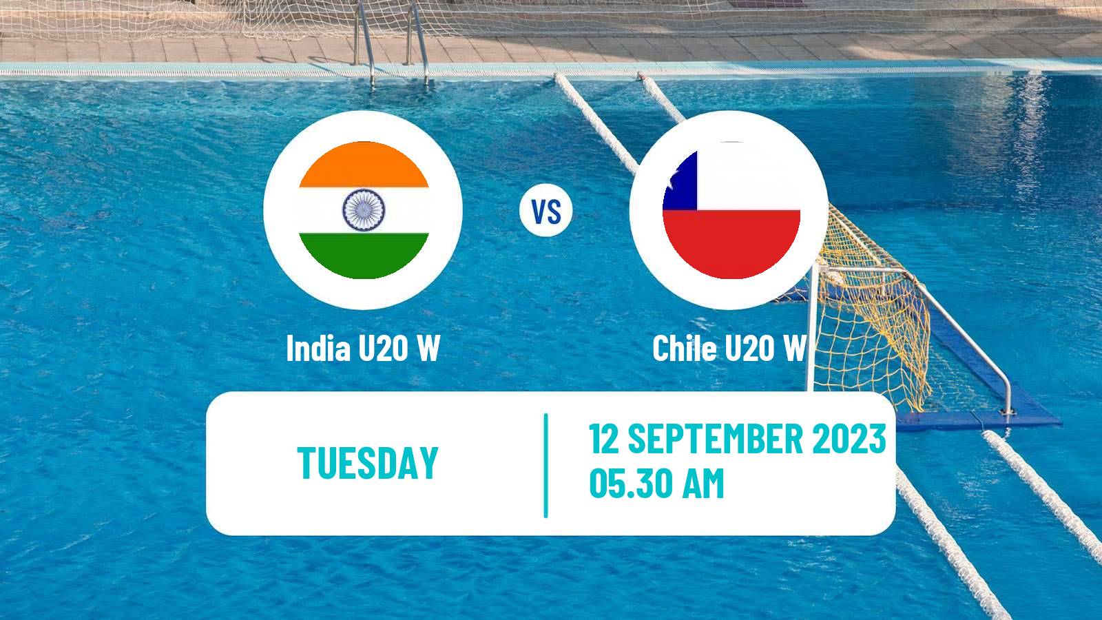 Water polo World Championship Water Polo U20 Women India U20 W - Chile U20 W