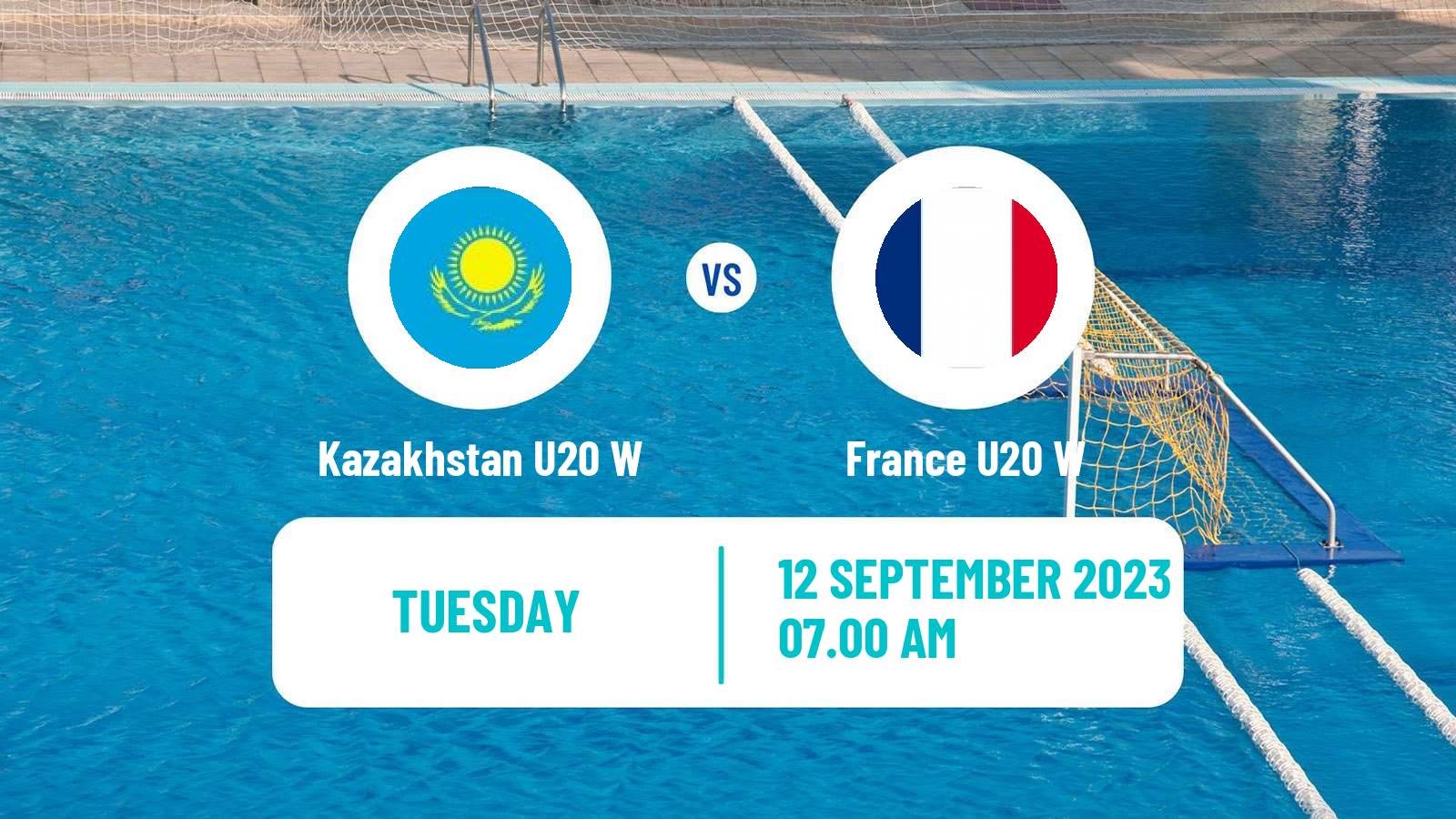 Water polo World Championship Water Polo U20 Women Kazakhstan U20 W - France U20 W