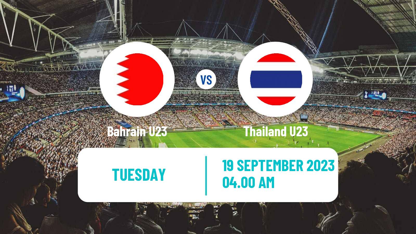 Soccer Asian Games Football Bahrain U23 - Thailand U23