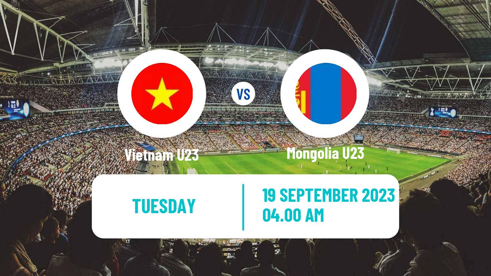 Soccer Asian Games Football Vietnam U23 - Mongolia U23