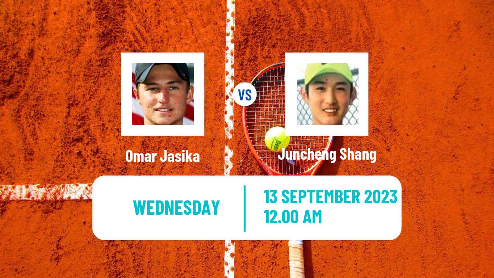 Tennis Guangzhou Challenger Men Omar Jasika - Juncheng Shang