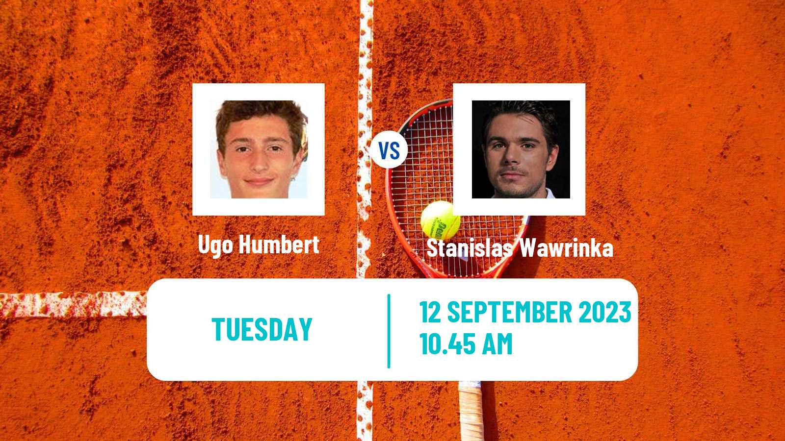 Tennis Davis Cup World Group Ugo Humbert - Stanislas Wawrinka