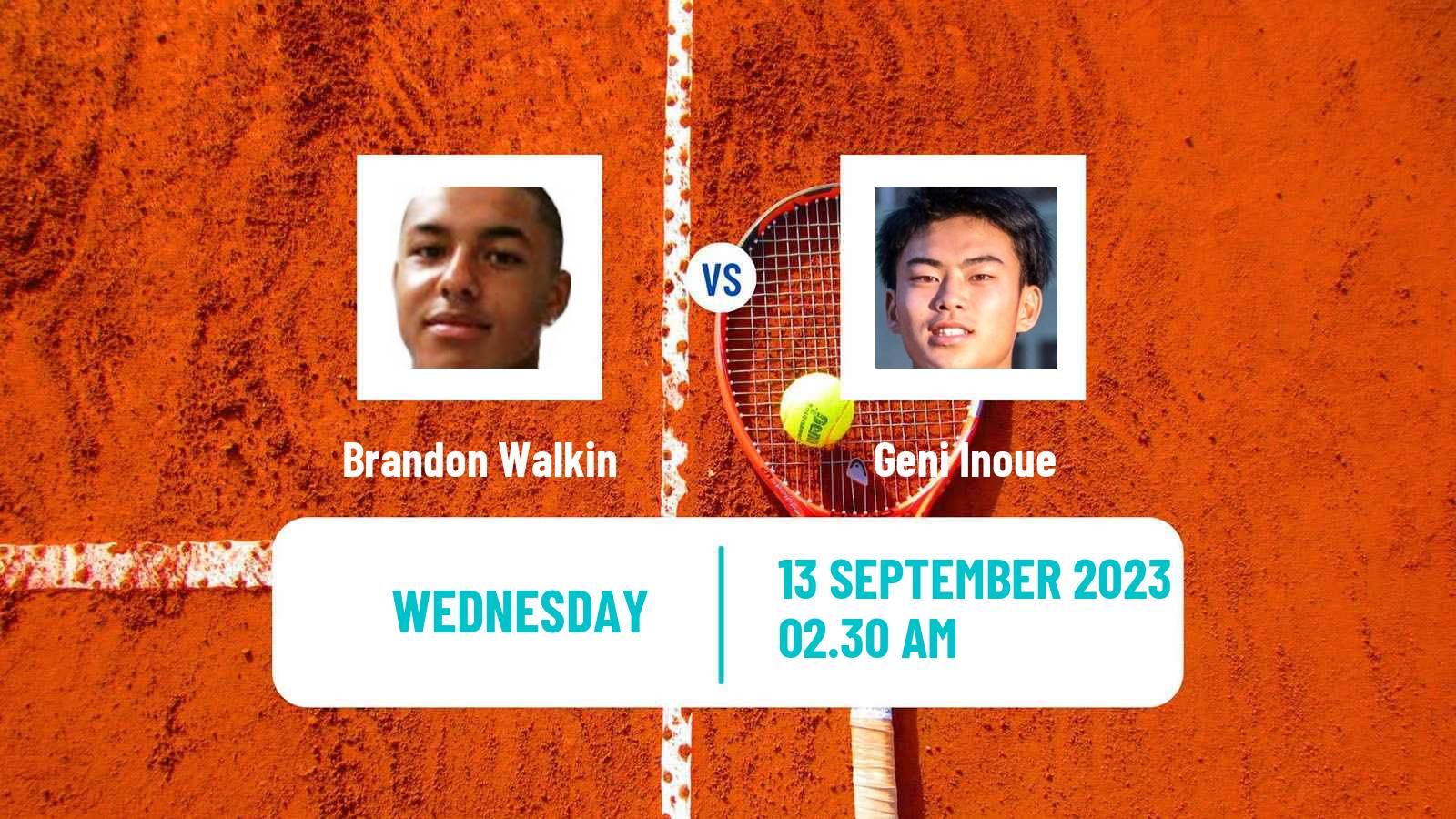 Tennis ITF M25 Darwin Men Brandon Walkin - Geni Inoue