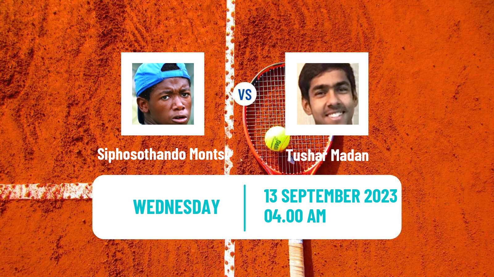 Tennis ITF M25 Kigali 2 Men Siphosothando Montsi - Tushar Madan