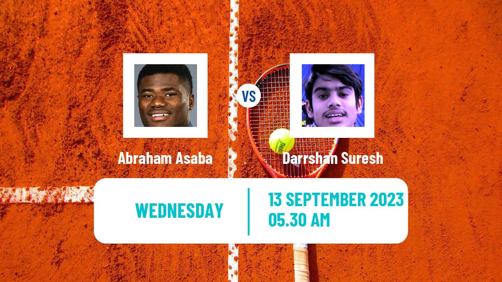 Tennis ITF M25 Kigali 2 Men Abraham Asaba - Darrshan Suresh