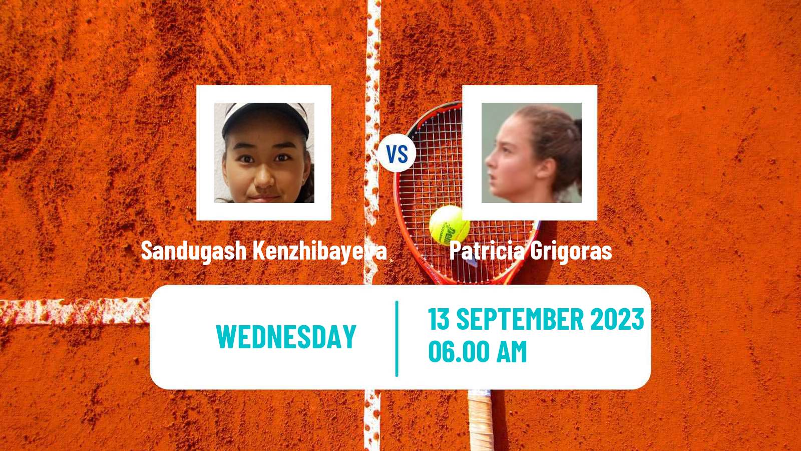 Tennis ITF W15 Monastir 32 Women Sandugash Kenzhibayeva - Patricia Grigoras