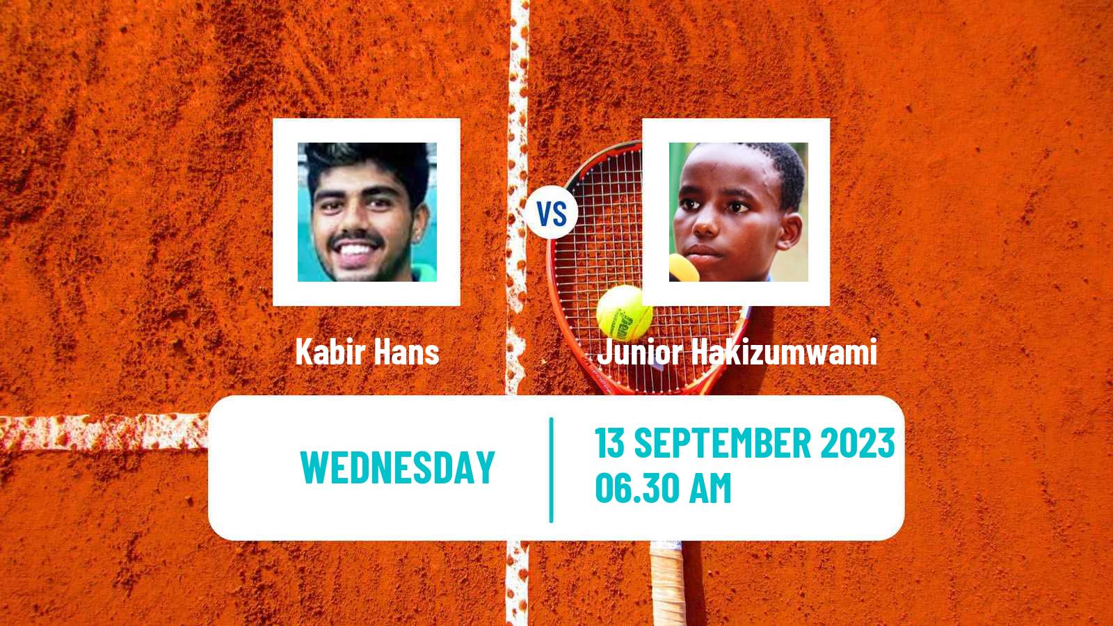 Tennis ITF M25 Kigali 2 Men Kabir Hans - Junior Hakizumwami