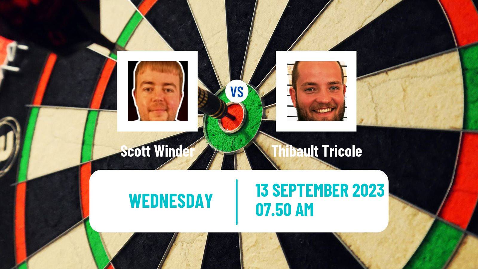 Darts Modus Super Series Scott Winder - Thibault Tricole