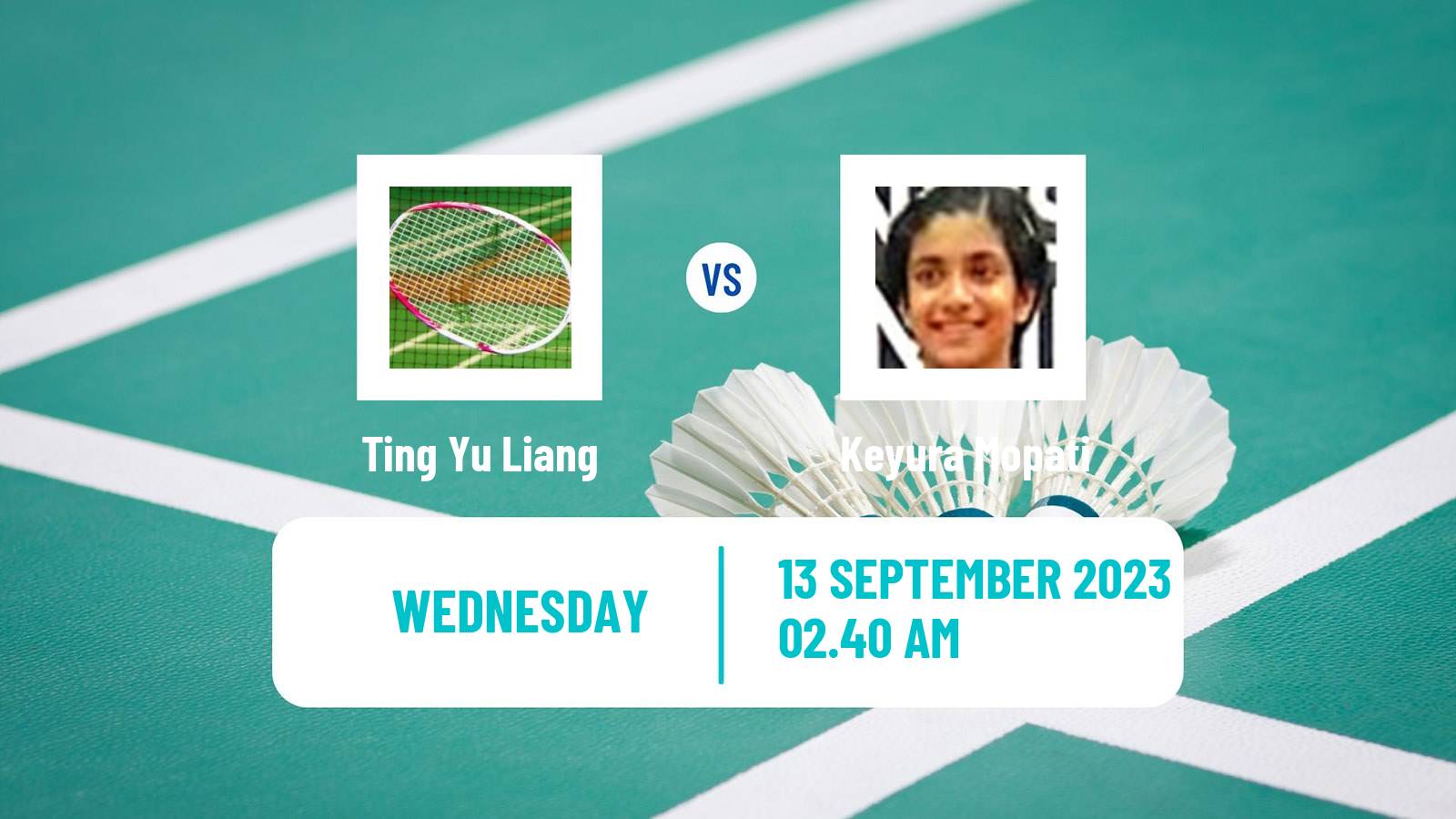 Badminton BWF World Tour Vietnam Open Women Ting Yu Liang - Keyura Mopati