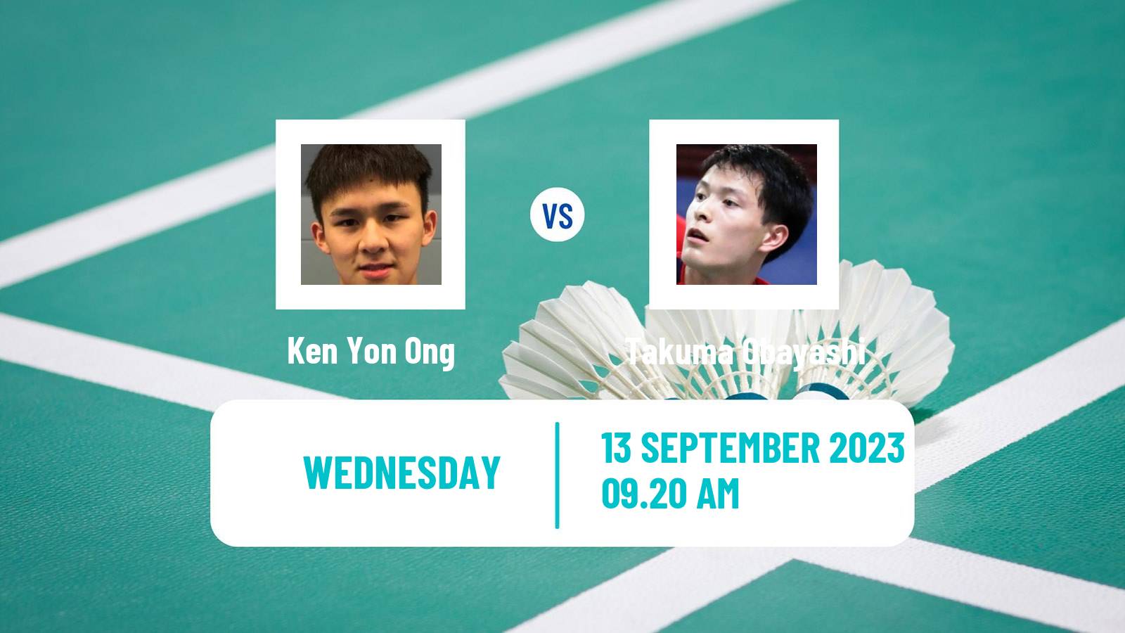 Badminton BWF World Tour Vietnam Open Men Ken Yon Ong - Takuma Obayashi