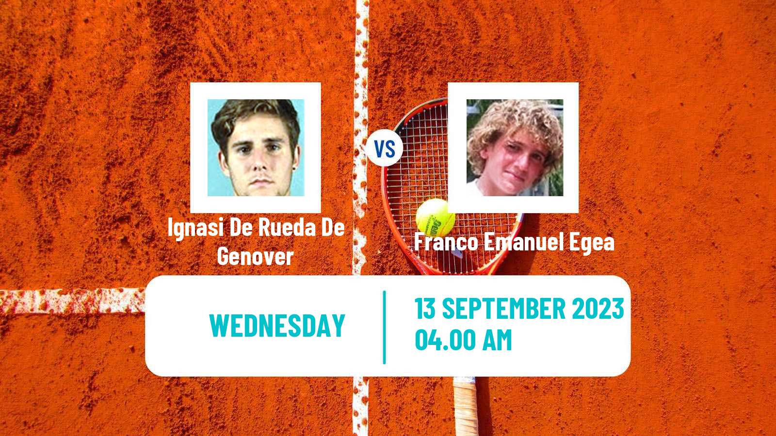 Tennis ITF M25 Madrid Men Ignasi De Rueda De Genover - Franco Emanuel Egea