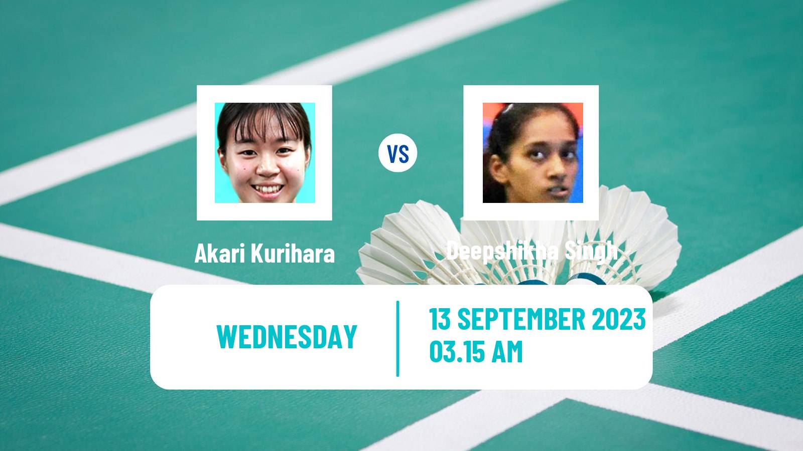 Badminton BWF World Tour Vietnam Open Women Akari Kurihara - Deepshikha Singh