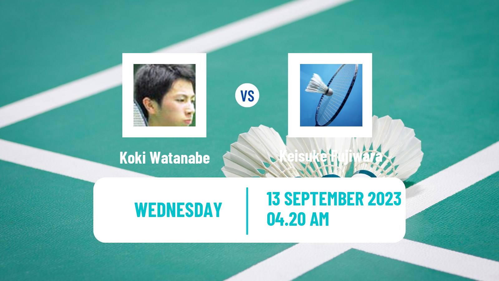Badminton BWF World Tour Vietnam Open Men Koki Watanabe - Keisuke Fujiwara