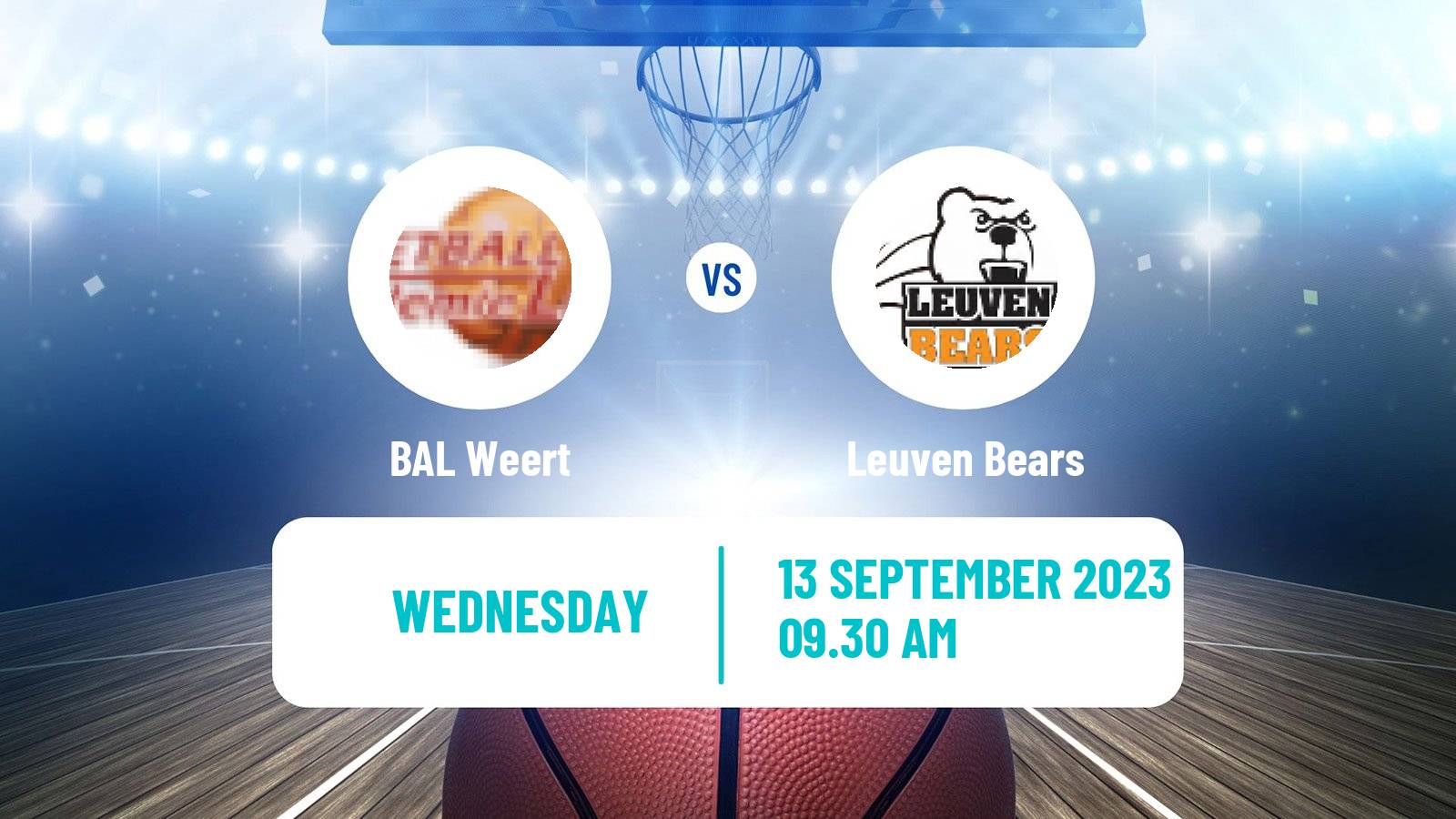 Basketball Club Friendly Basketball BAL Weert - Leuven Bears