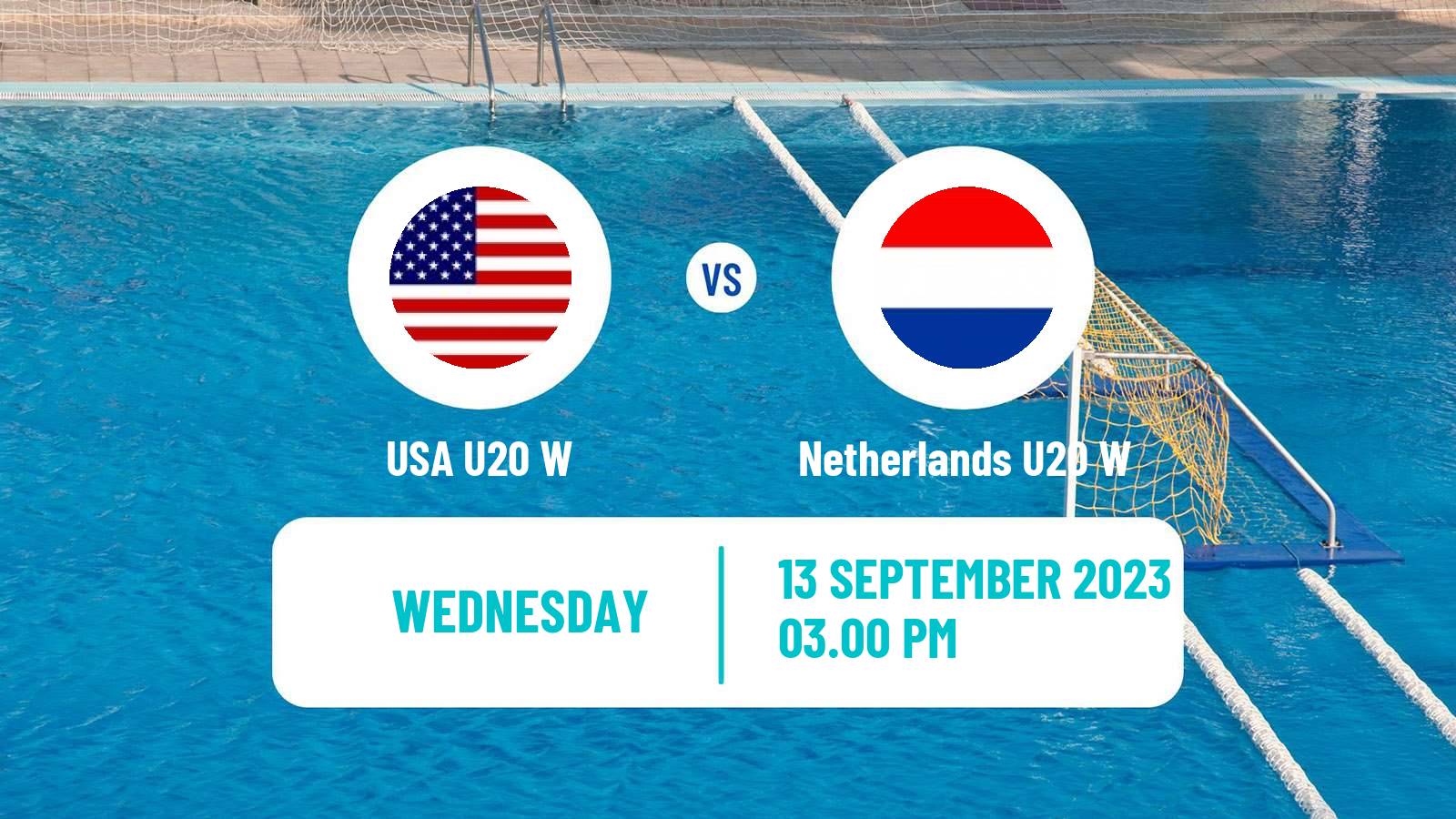 Water polo World Championship Water Polo U20 Women USA U20 W - Netherlands U20 W