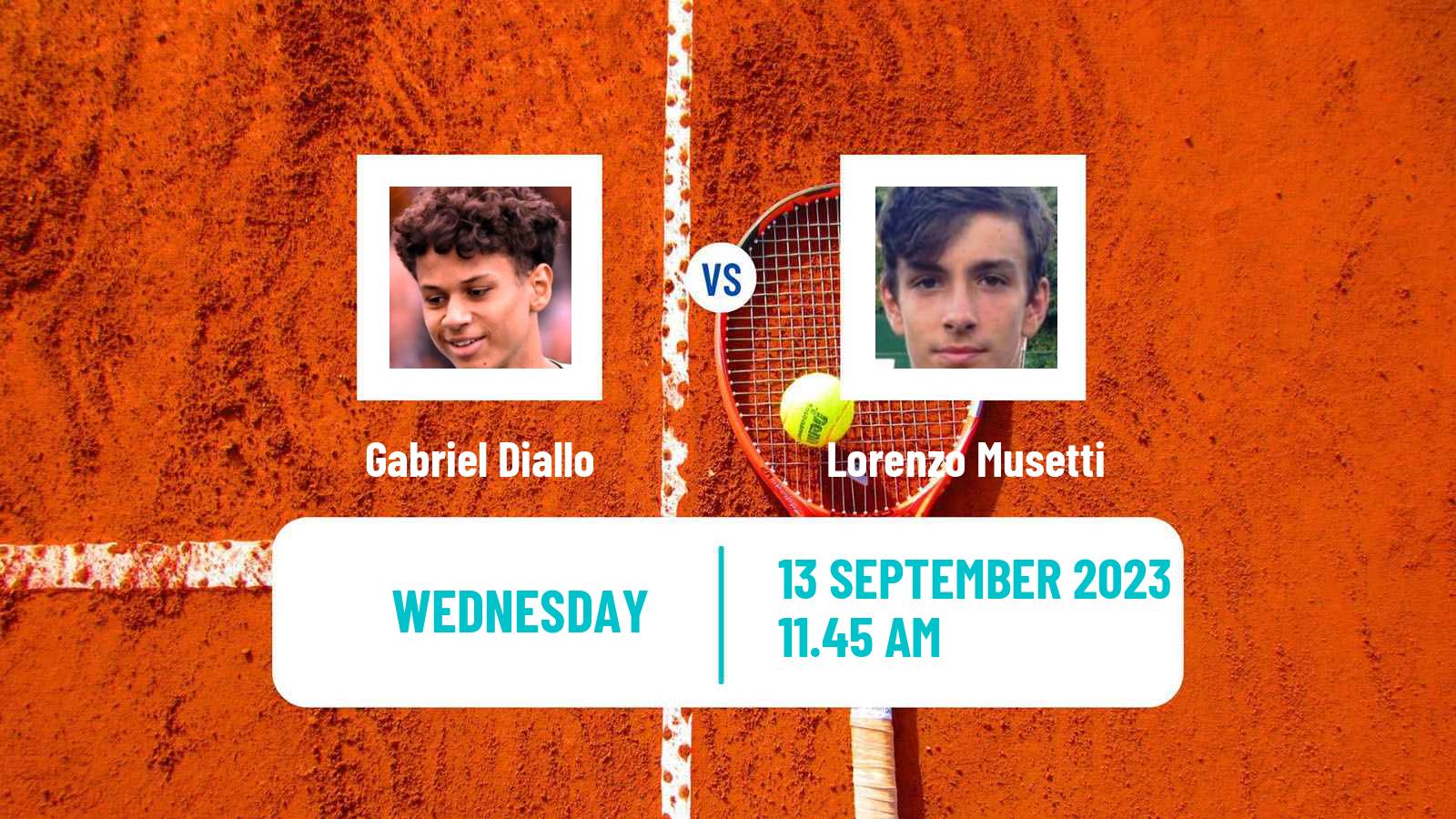 Tennis Davis Cup World Group Gabriel Diallo - Lorenzo Musetti