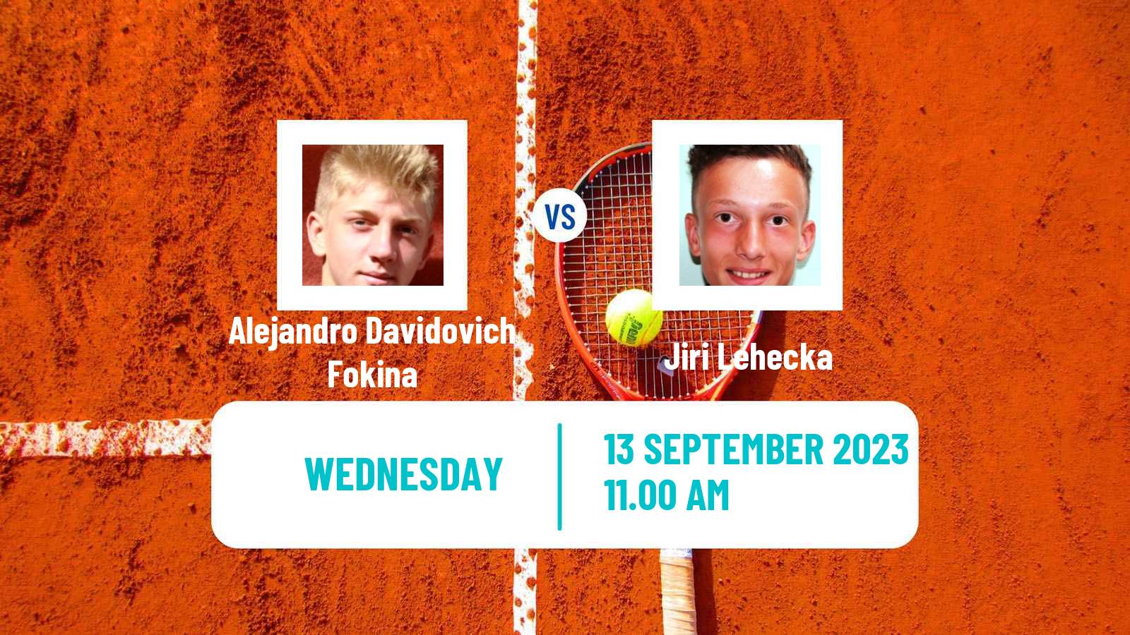 Tennis Davis Cup World Group Alejandro Davidovich Fokina - Jiri Lehecka