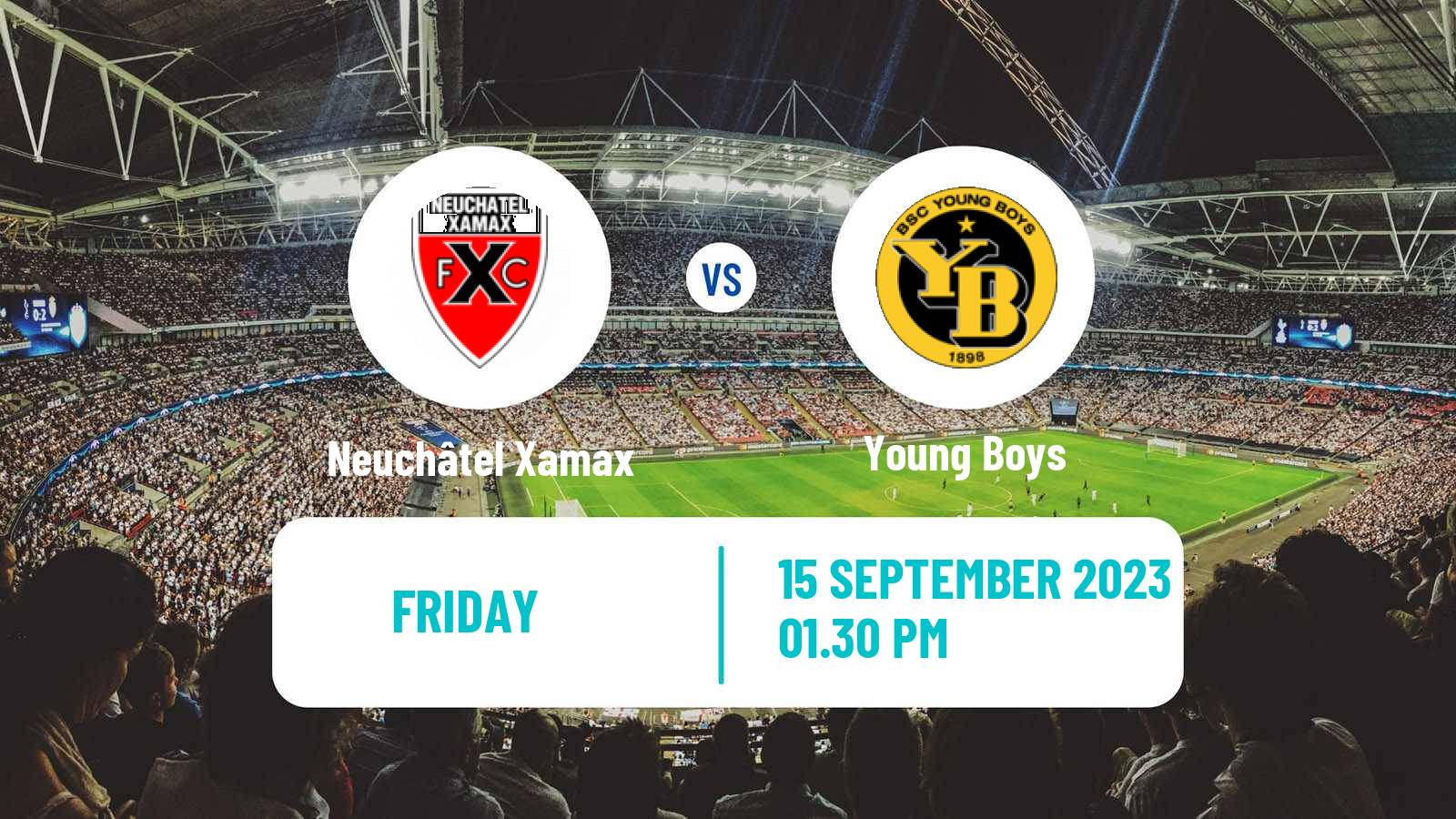 Soccer Swiss Cup Neuchâtel Xamax - Young Boys