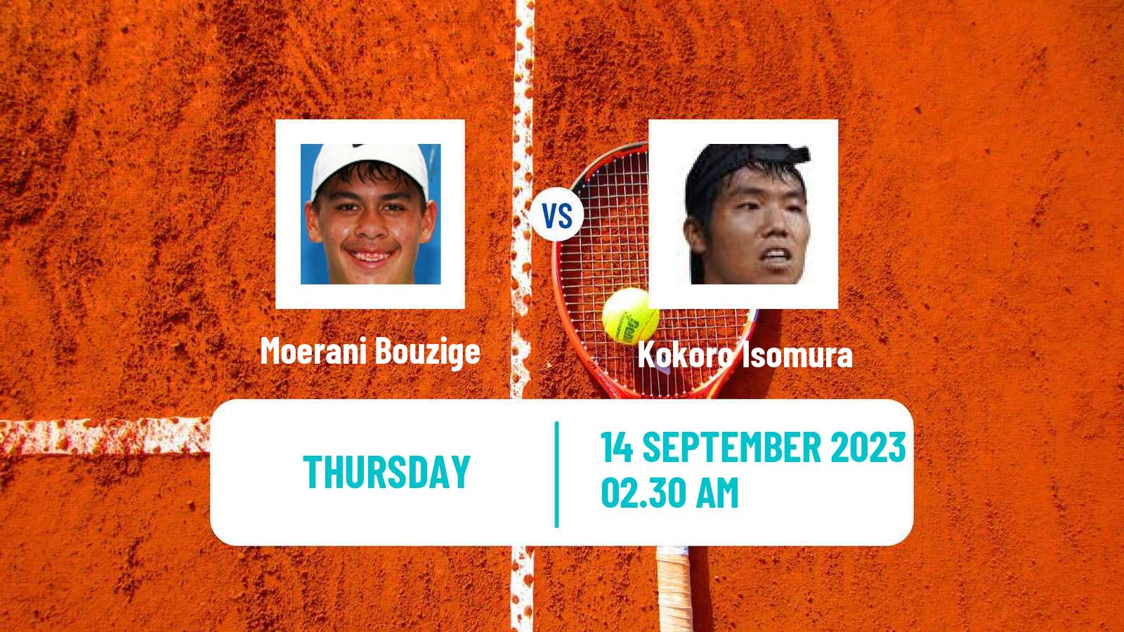 Tennis ITF M25 Darwin Men Moerani Bouzige - Kokoro Isomura