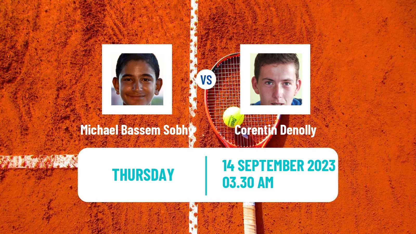 Tennis ITF M25 Kigali 2 Men Michael Bassem Sobhy - Corentin Denolly