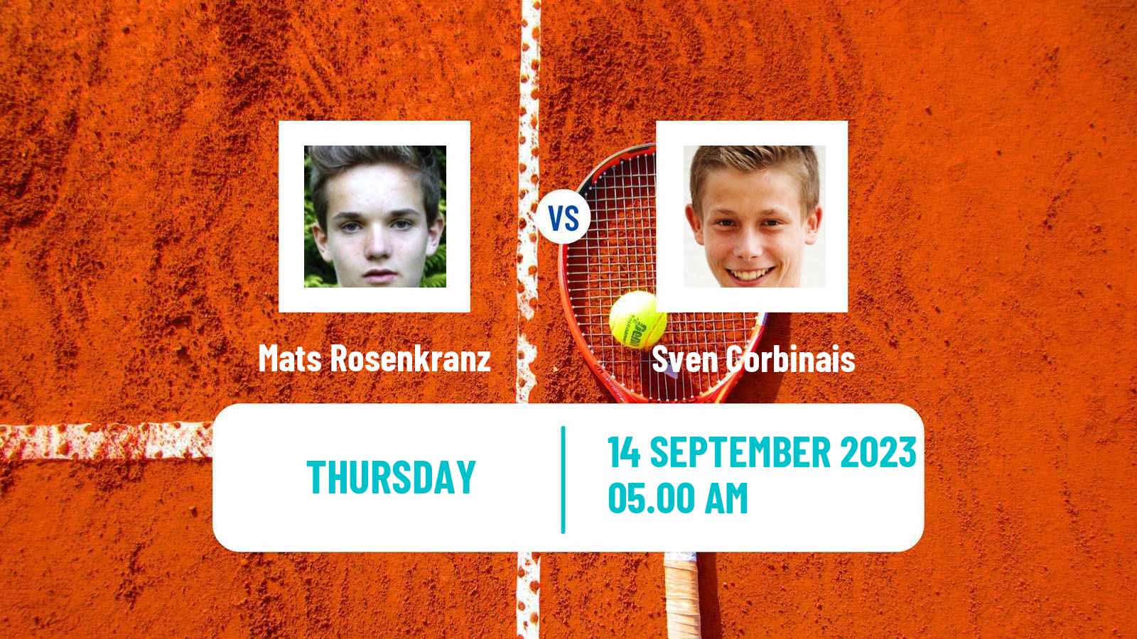 Tennis ITF M25 H Plaisir Men Mats Rosenkranz - Sven Corbinais