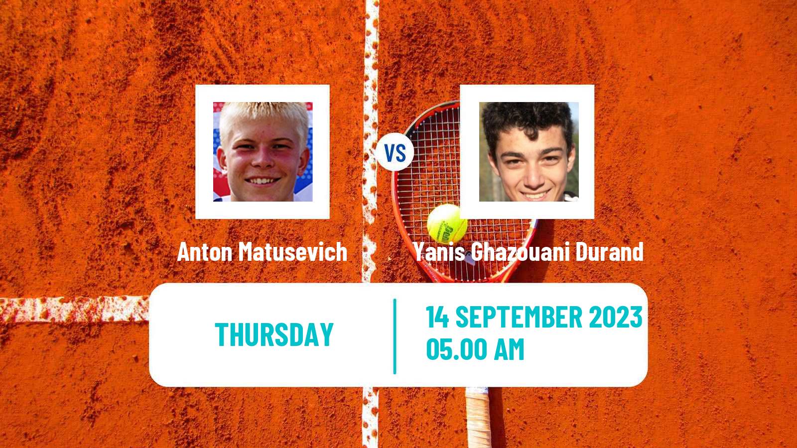 Tennis ITF M25 H Plaisir Men Anton Matusevich - Yanis Ghazouani Durand