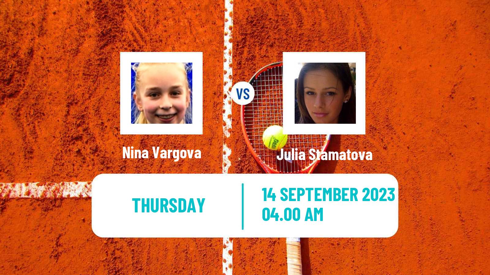 Tennis ITF W25 Varna Women Nina Vargova - Julia Stamatova