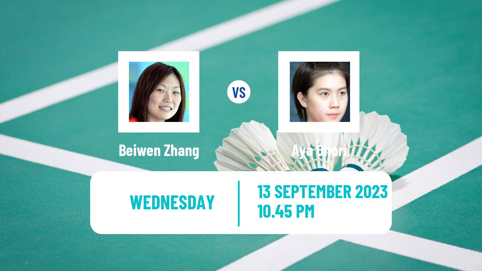 Badminton BWF World Tour Hong Kong Open Women Beiwen Zhang - Aya Ohori