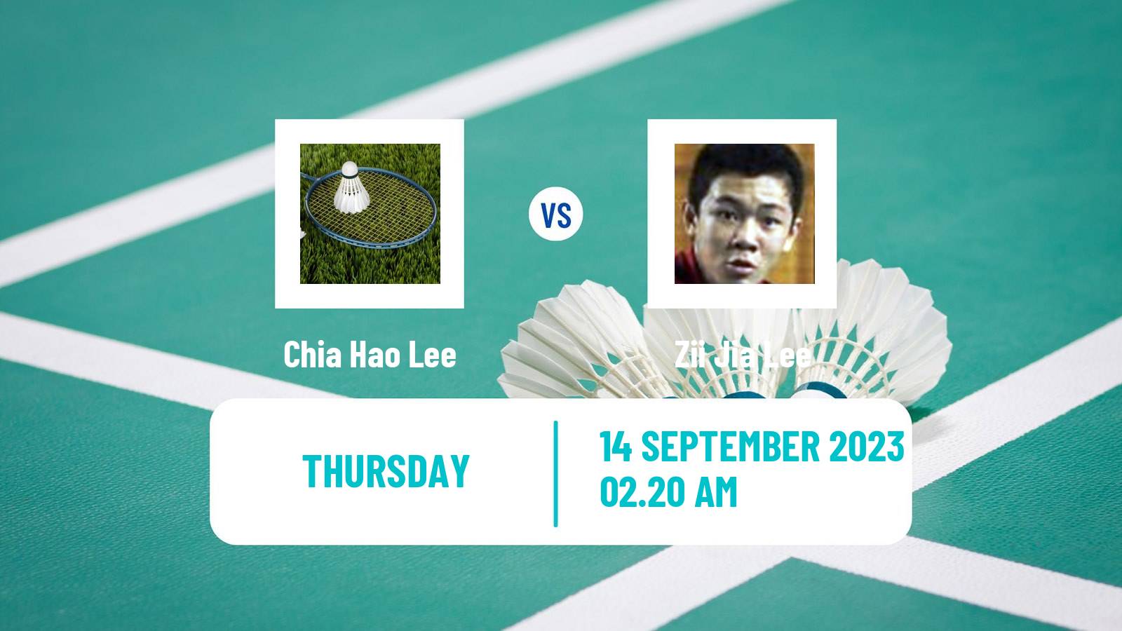 Badminton BWF World Tour Hong Kong Open Men Chia Hao Lee - Zii Jia Lee