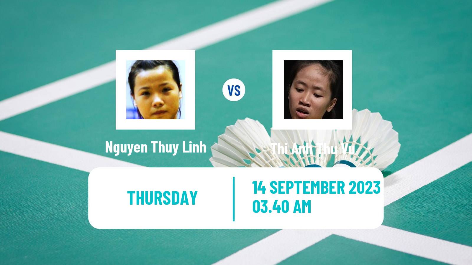 Badminton BWF World Tour Vietnam Open Women Nguyen Thuy Linh - Thi Anh Thu Vu