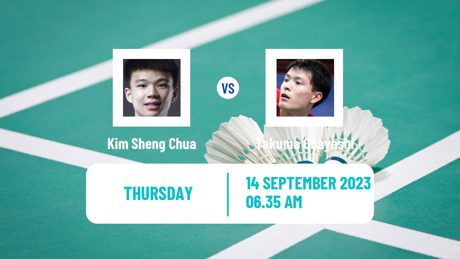 Badminton BWF World Tour Vietnam Open Men Kim Sheng Chua - Takuma Obayashi