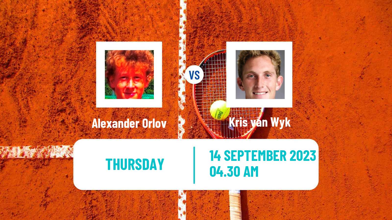 Tennis ITF M25 Monastir 6 Men Alexander Orlov - Kris van Wyk