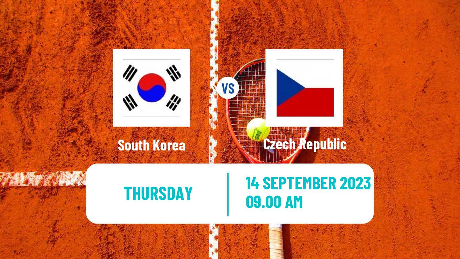 Tennis Davis Cup - World Group Teams South Korea - Czech Republic