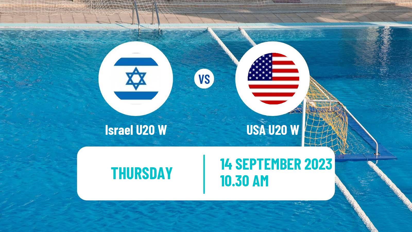 Water polo World Championship Water Polo U20 Women Israel U20 W - USA U20 W