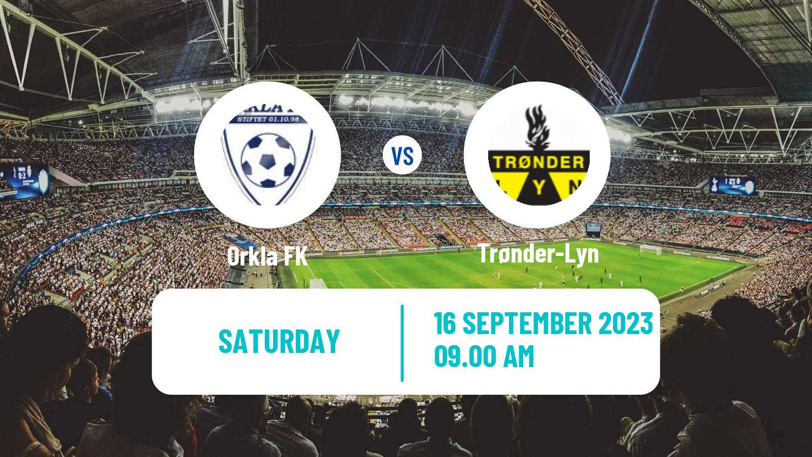 Soccer Norwegian Division 3 - Group 5 Orkla FK - Trønder-Lyn