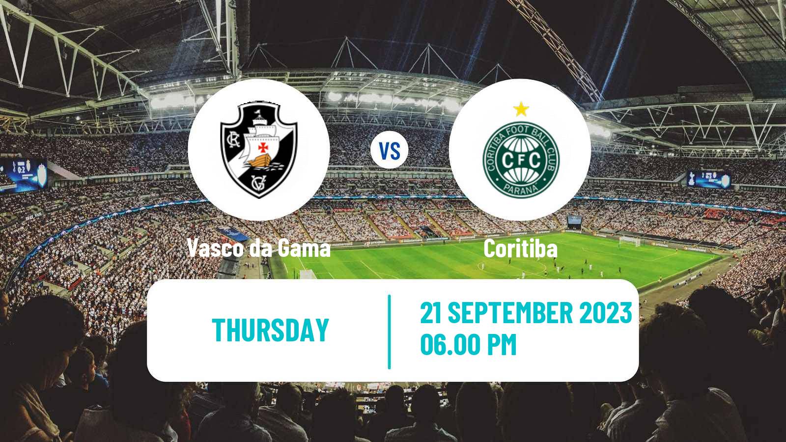 Soccer Brazilian Serie A Vasco da Gama - Coritiba