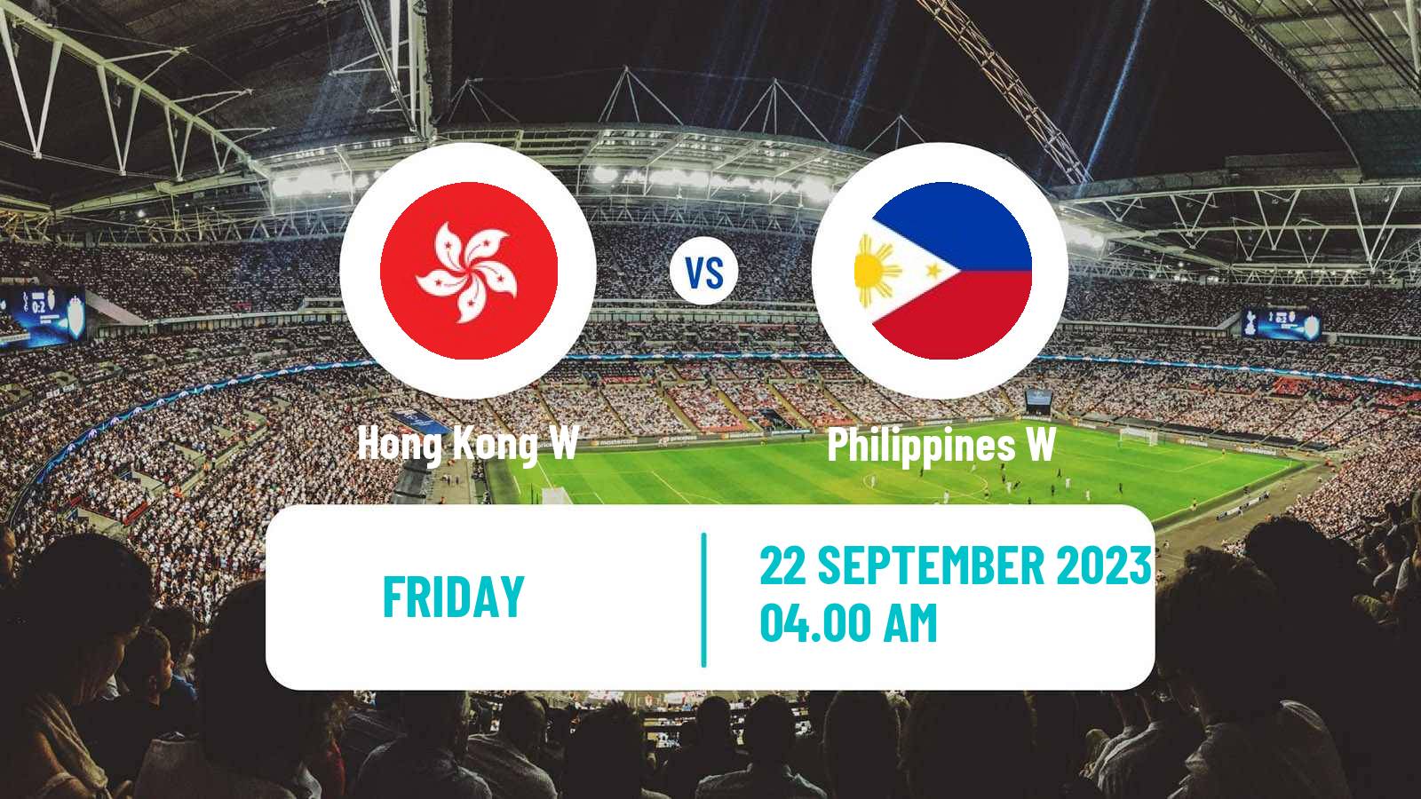 Soccer Asian Games Football Women Hong Kong W - Philippines W