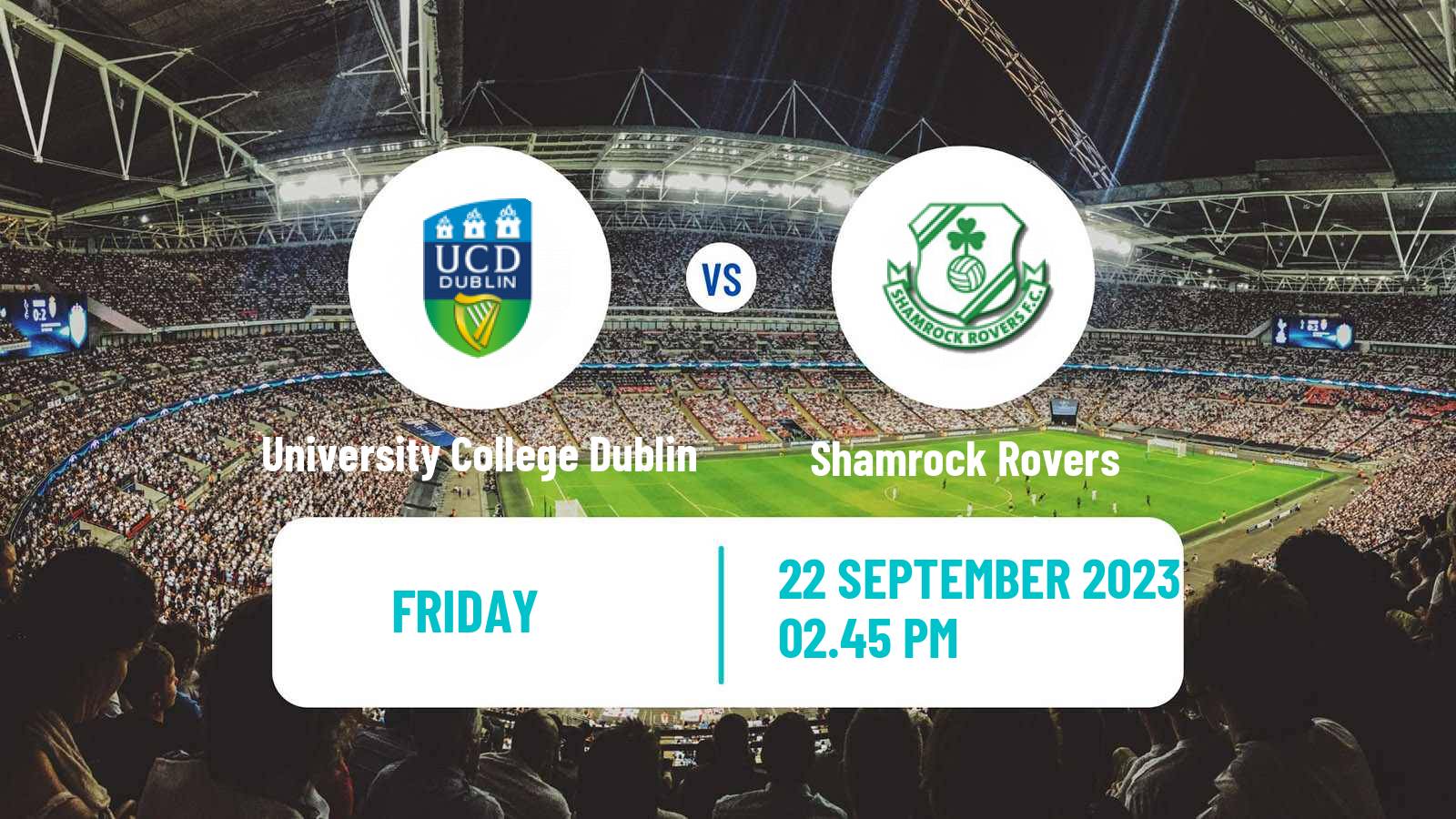 Soccer Irish Premier Division University College Dublin - Shamrock Rovers